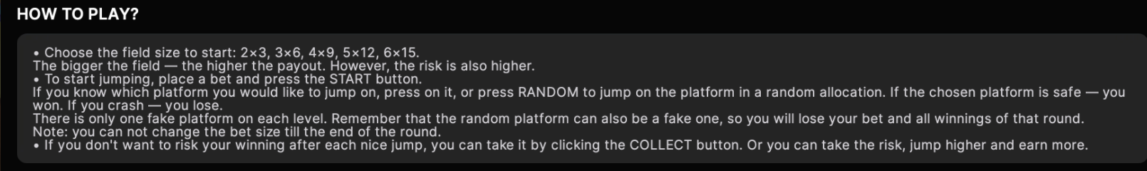 Doodle Crash how to play instructions screen showing game rules and field overview