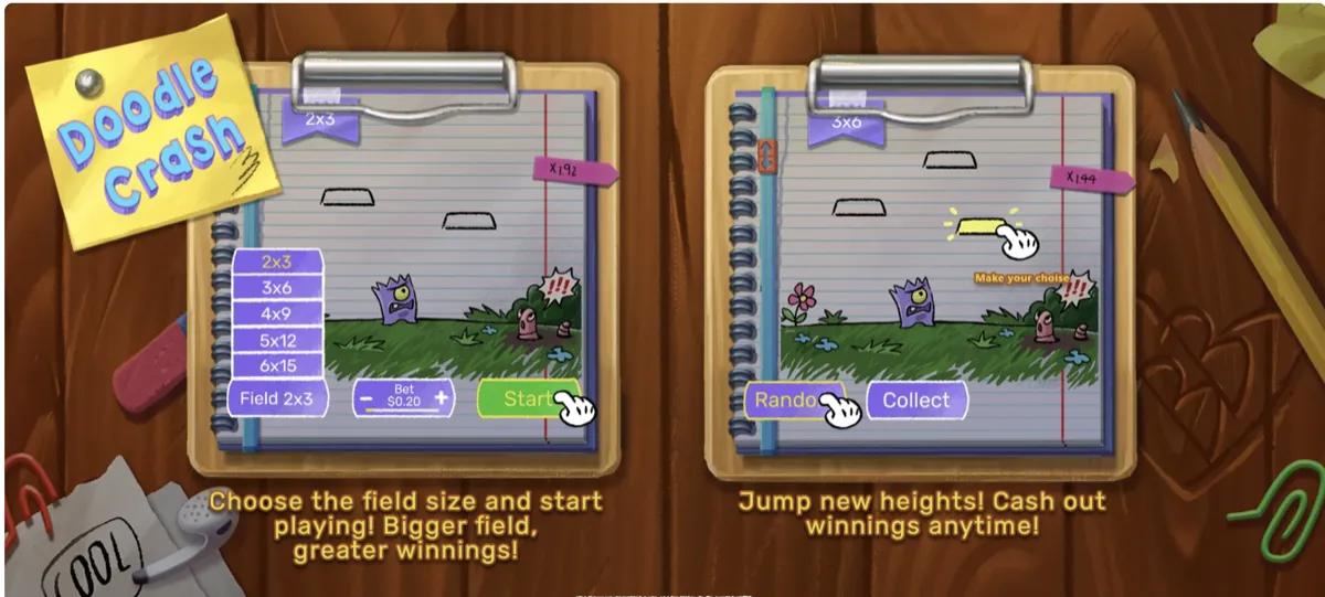 Doodle Crash game registration and signup guide at doodle jump casino